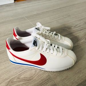 Brand new Nike women’s classic Cortez Leather “white Red”